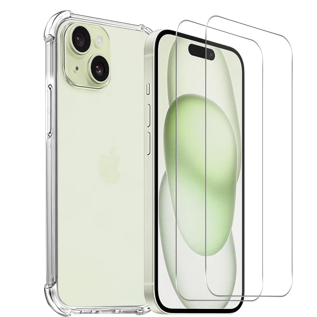 Amazon | iPhone 15 Plus ケース + ガラスフィルム 【国産旭硝子素材