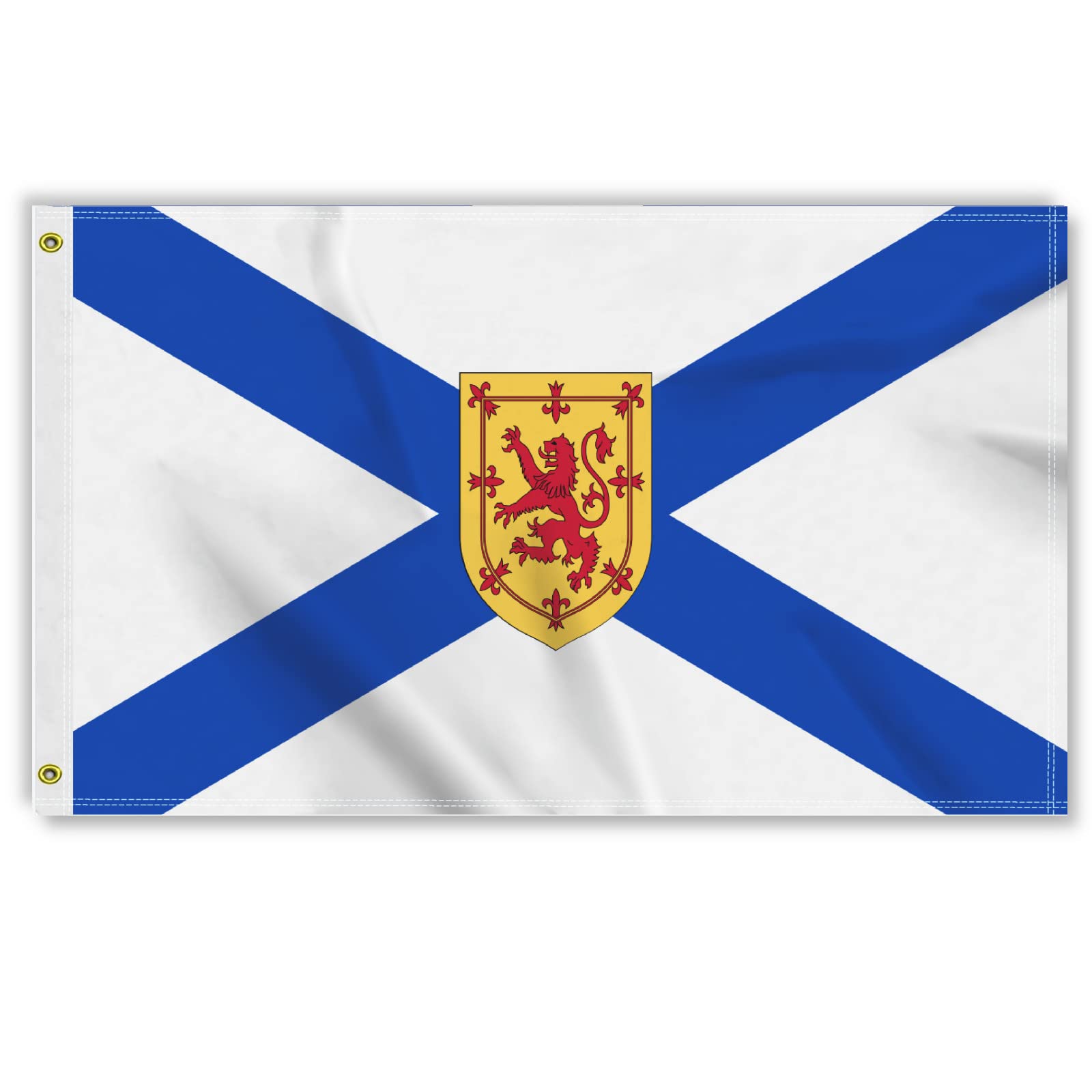 MacLand Large Alberta Flag,3x5 FT Canada Albertan 100D Outdoor Banner for Garden Yard Car Truck with Brass Grommet