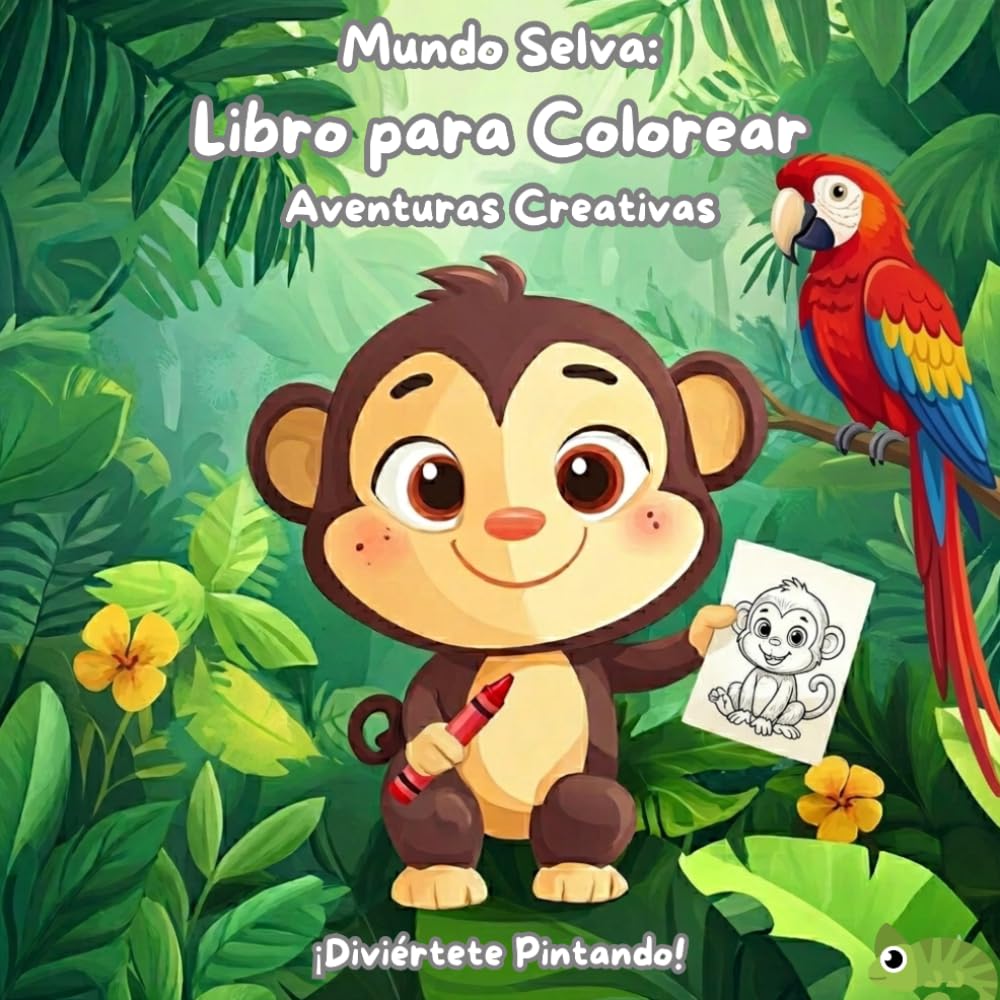 Animales de la Selva: Libro de colorear para niños