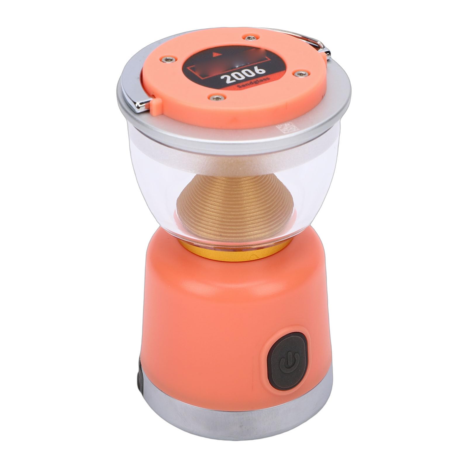 Asixxsix Lanterna da Campeggio, 3 Livelli di Luminosità, 2400mAh | Lanterna a batteria ricaricabile con modalità luce rossa, gancio per campeggio ed escursionismo, luce di emergenza per la
