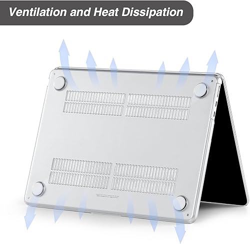 Miniatura 4 de BlueSwan Diseñada para MacBook Air 2024 2023 de 15 pulgadas con chip M3 M2 A3114 A2941, pantalla de retina líquida de 15.3 pulgadas, funda