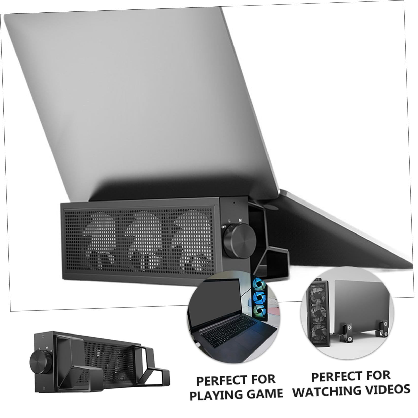 1 set di raffreddamento per computer portatile, cuscino di raffreddamento per computer portatile, cuscino di raffreddamento per laptop, pratico radiatore per laptop, ventilatore in