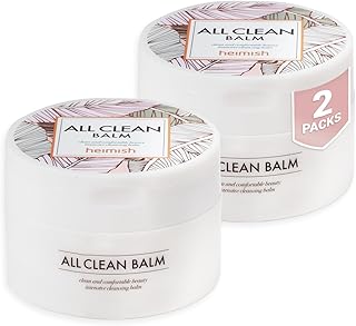 HEIMISH All Clean Balm - Cleansing Balm, Waterproof Makeup Remover, Face Cleanser, Oil Based Cleanser, Korean Skincare with Natural Aroma Oil, Vegan, For All Skin Types, 4.0fl.oz/120ml, 2 Packs