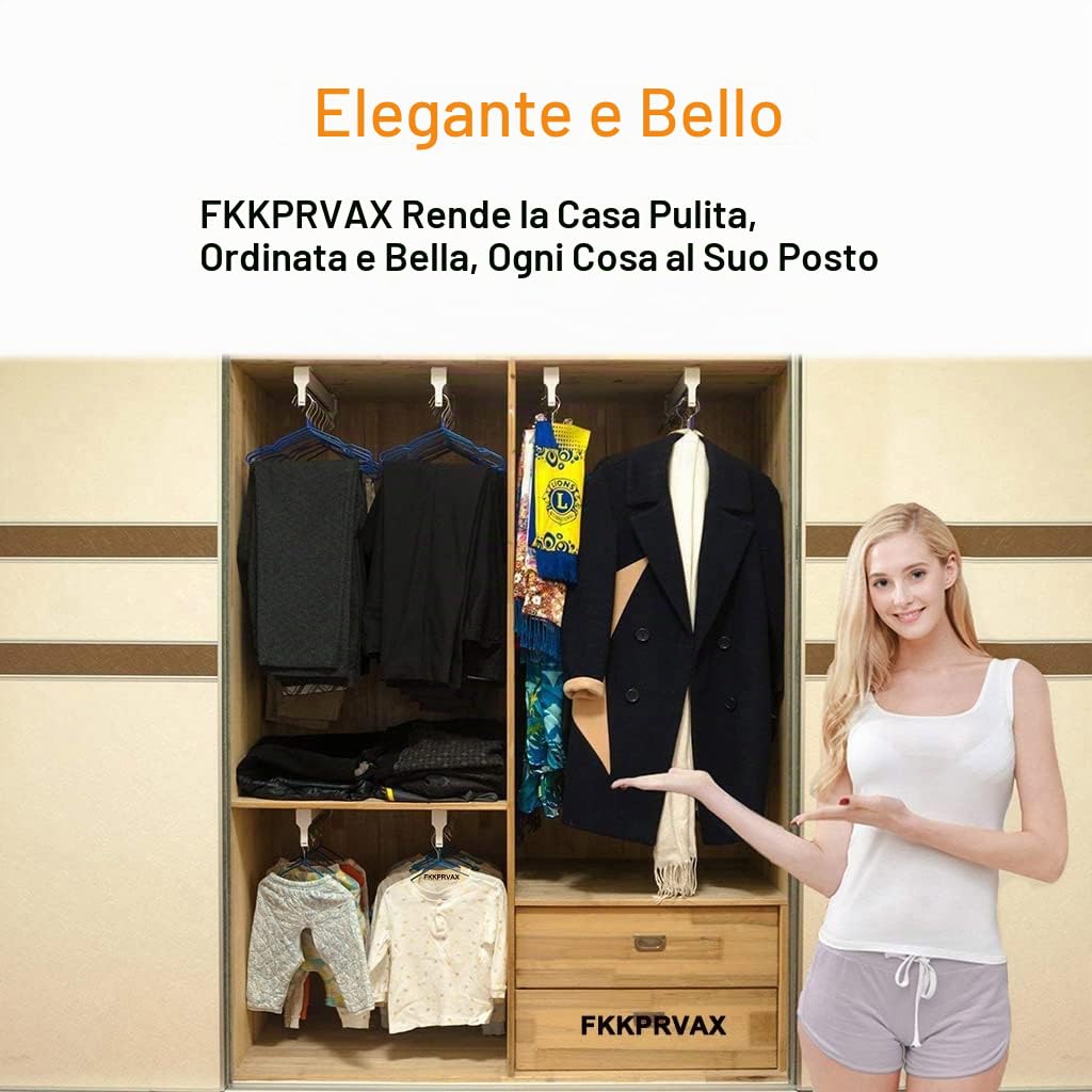 Asta Appendiabiti Estensibile con 2 binari di Scorrimento, Asta Estraibile per Armadio Regolabile da 30 a 80 cm, Asta Appendiabiti, portante 25kg (Size : 350mm)