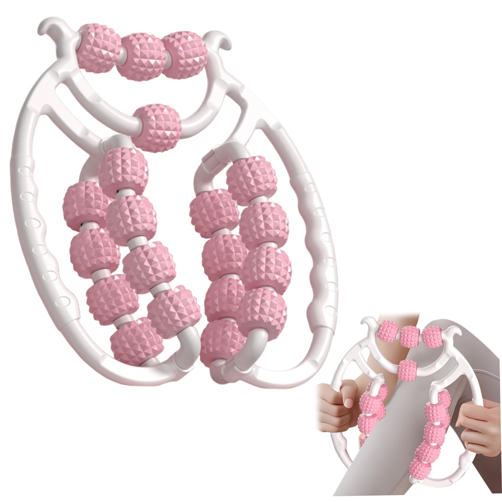 Anti Cellulite Massager, Fascia Massage Tool, Detachable Cellulite Massager Roller for Full Body Massage & Skin Firming, for Legs, Neck, Waist & Buttocks