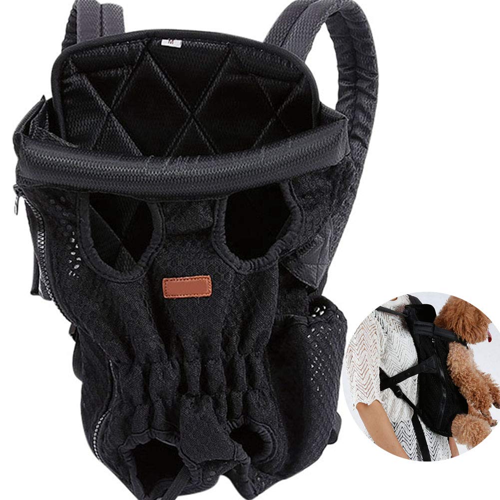 Dog Carrier Backpack Front Pack,Front Chest Backpack, Legs Out Front-Facing  Pet Carrier Backpack,Dog Carrying Sling Backpack,Adjustable Pet Travel