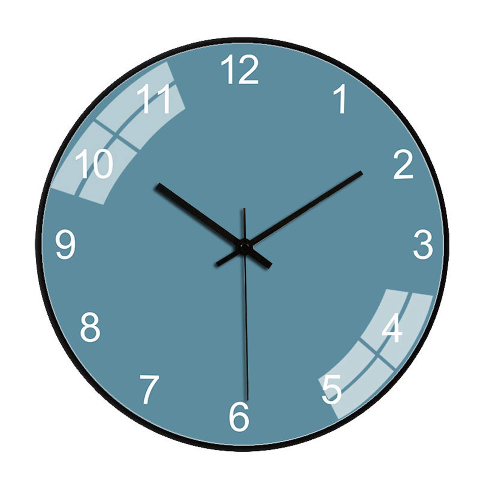 Horloge murale salon ZJ 14 pouces unie et classique pour décoration