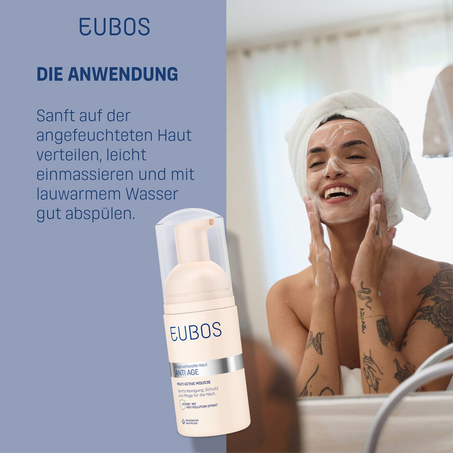 EUBOS ANTI AGE HYALURON MULTI ACTIVE MOUSSE 100 ML