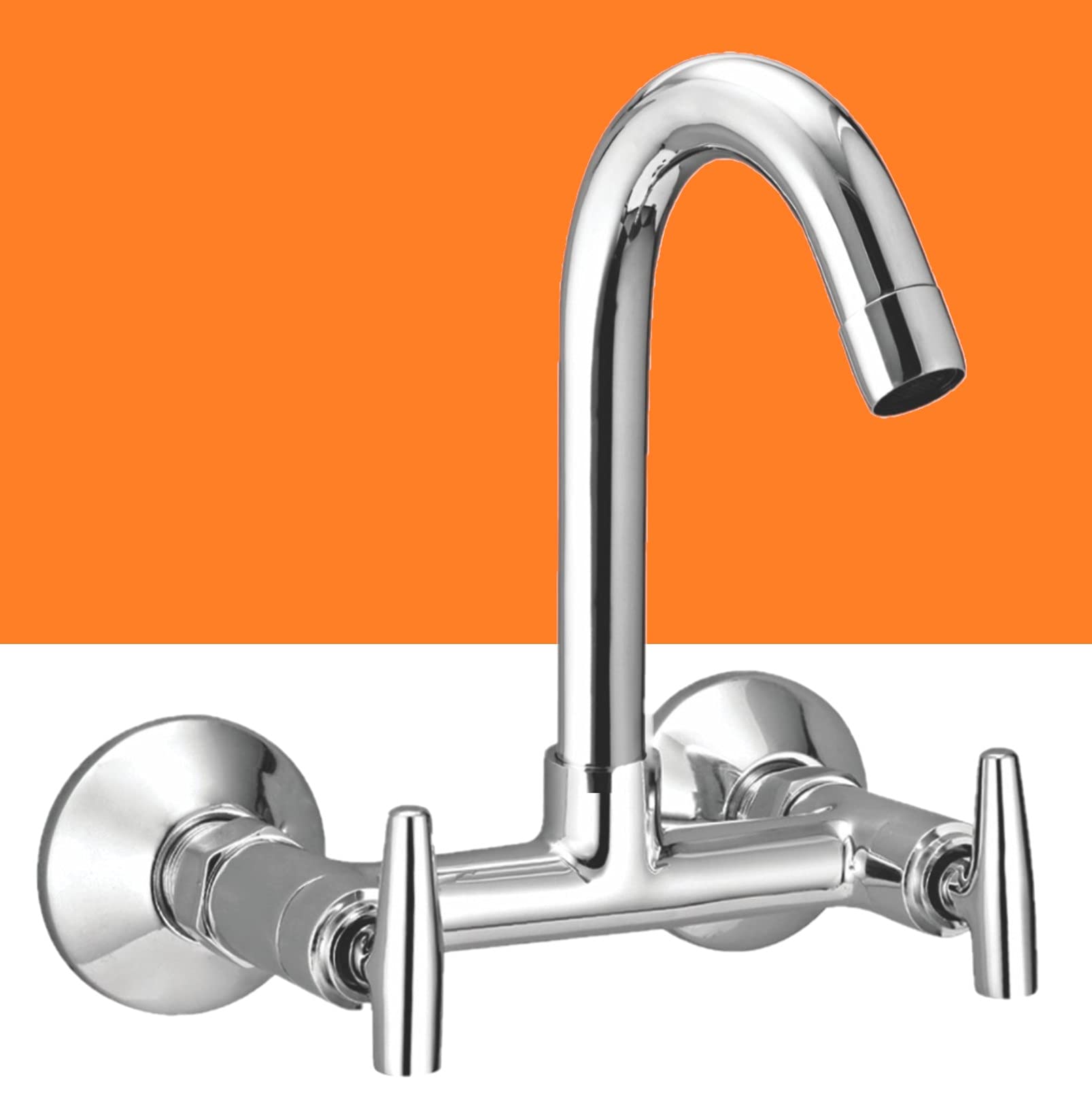 MAYUR ÖCICH Brass Kitchen Sink Mixer Tap with 360 Degree Swivel Spout (Chrome Finish) for Hot and Cold Water (PIPER-12704) (B0924JVBHN) Amazon Price History, Amazon Price Tracker