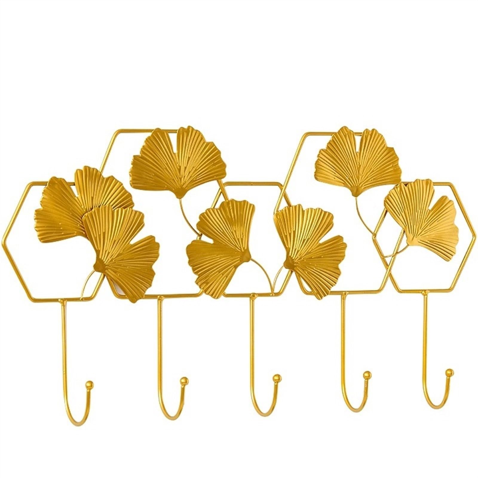 Zyyanshop One Color Wall Coat Rack Creative Iron Hooks Key Storage Rack Wall Entrance Hanging Coat Decorative Fitting Room Clothes For