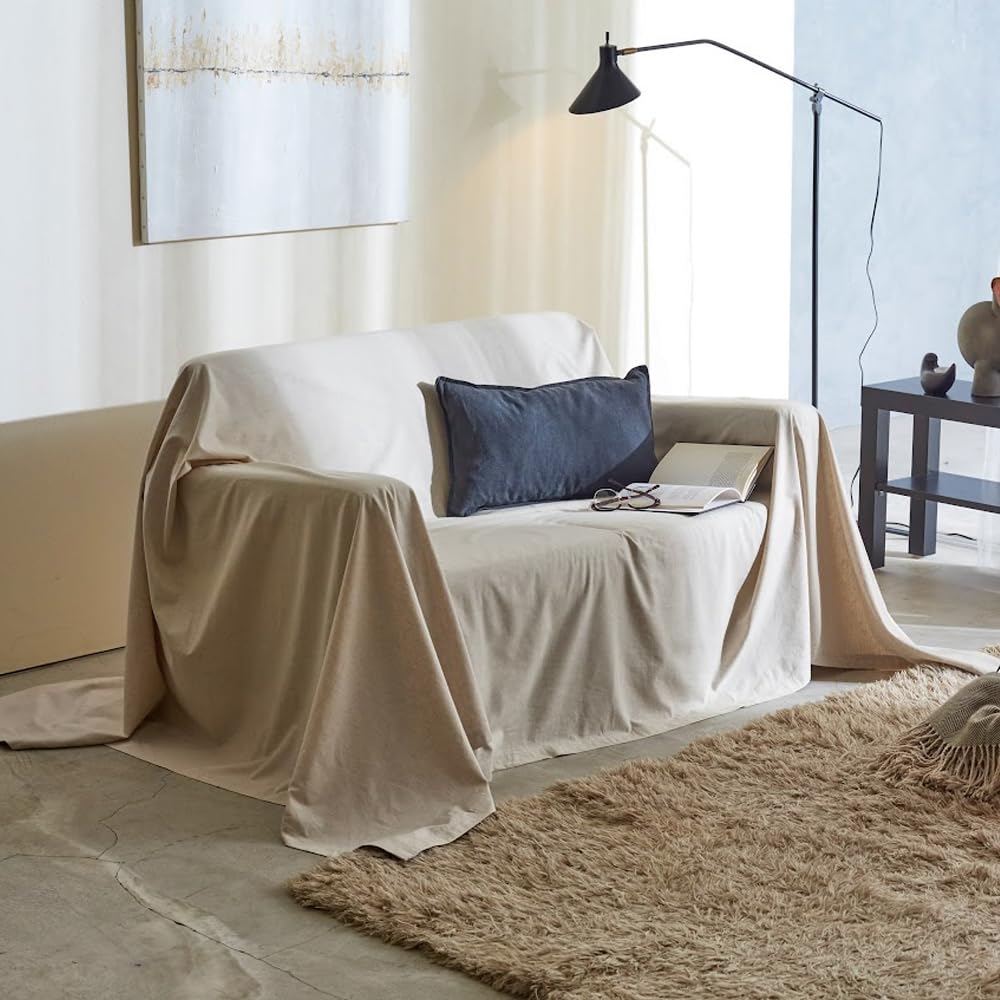 Amazon｜Fab the Home 洗える マルチカバーL 210x270cm リネン