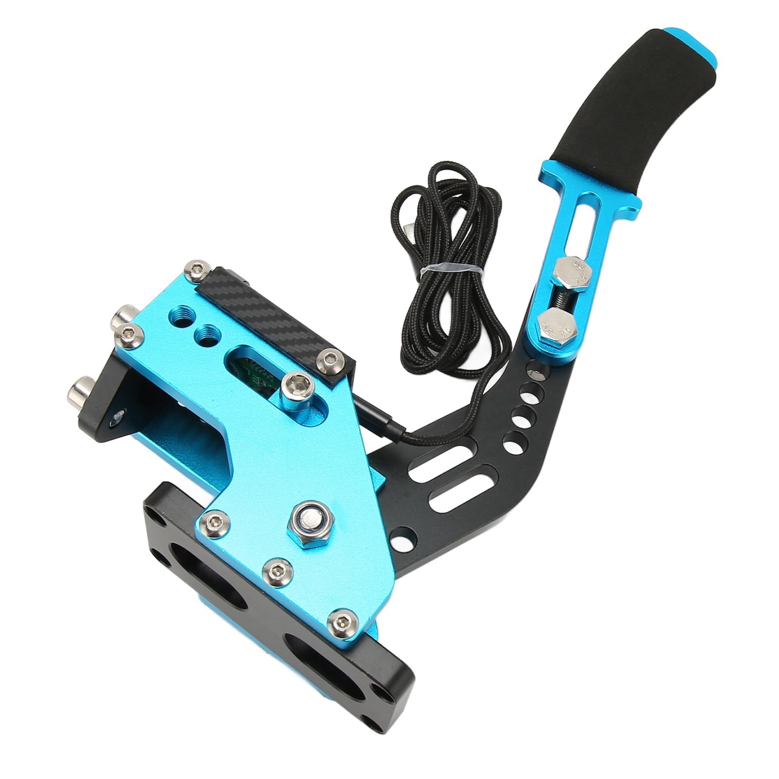 Hamulec Ręczny Sim Racing, 64-bitowy Progresywny, Bezdotykowy Hamulec Ręczny z Czujnikiem Halla, USB do Konsoli, PC Racing z Tłumieniem Sprężyny o Wysokiej Sztywności, do Konsoli One Seria