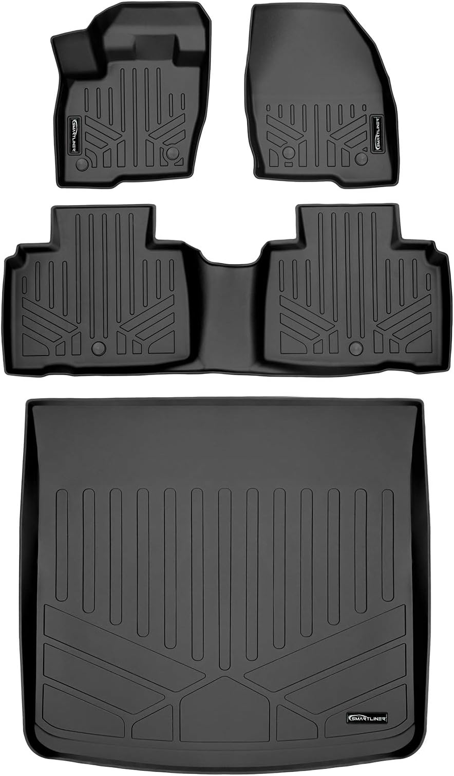 SMARTLINER Custom Fit Floor Mats 2 Rows and Cargo Liner