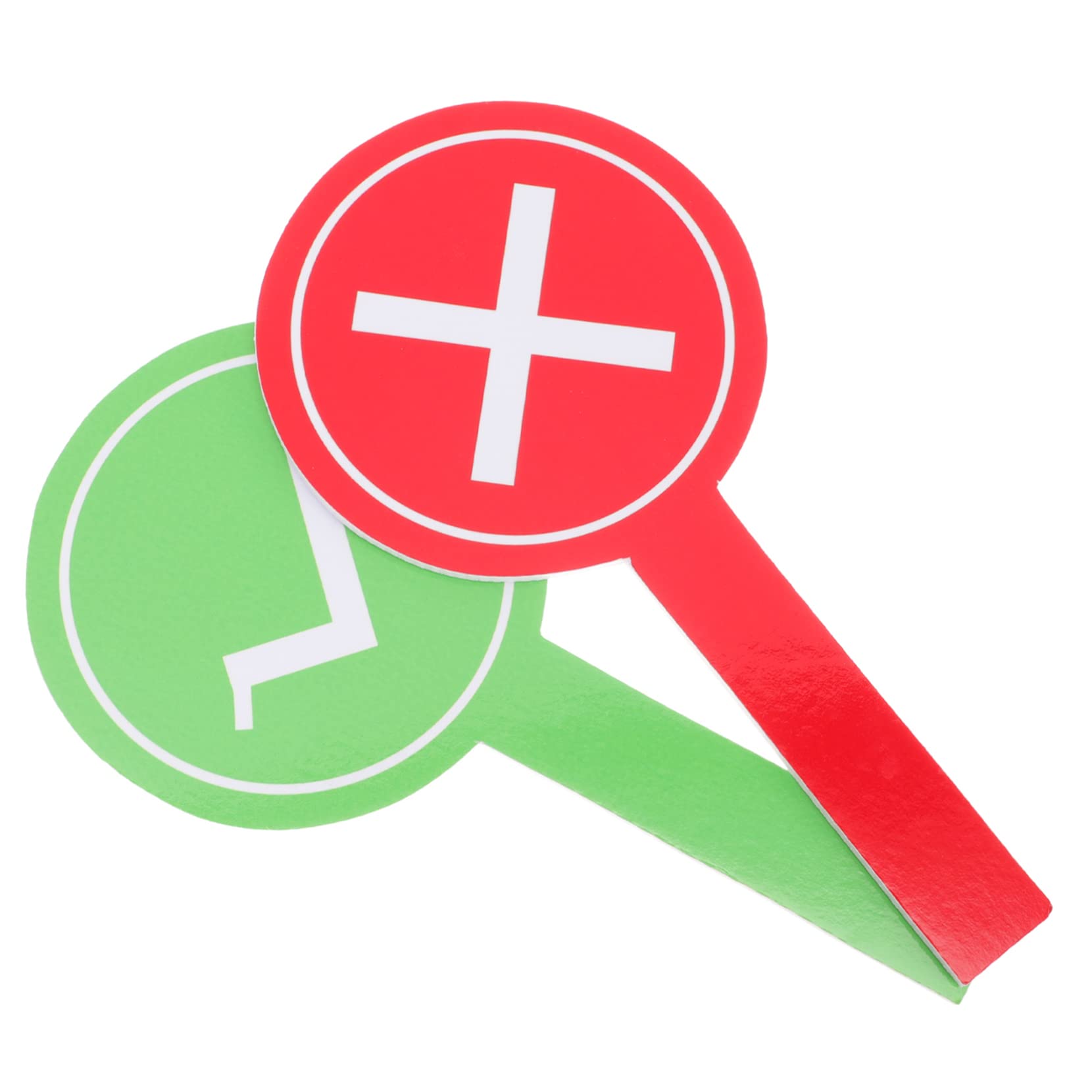 VILLCASE Pagaies De Vote éducatives Double Face Pour