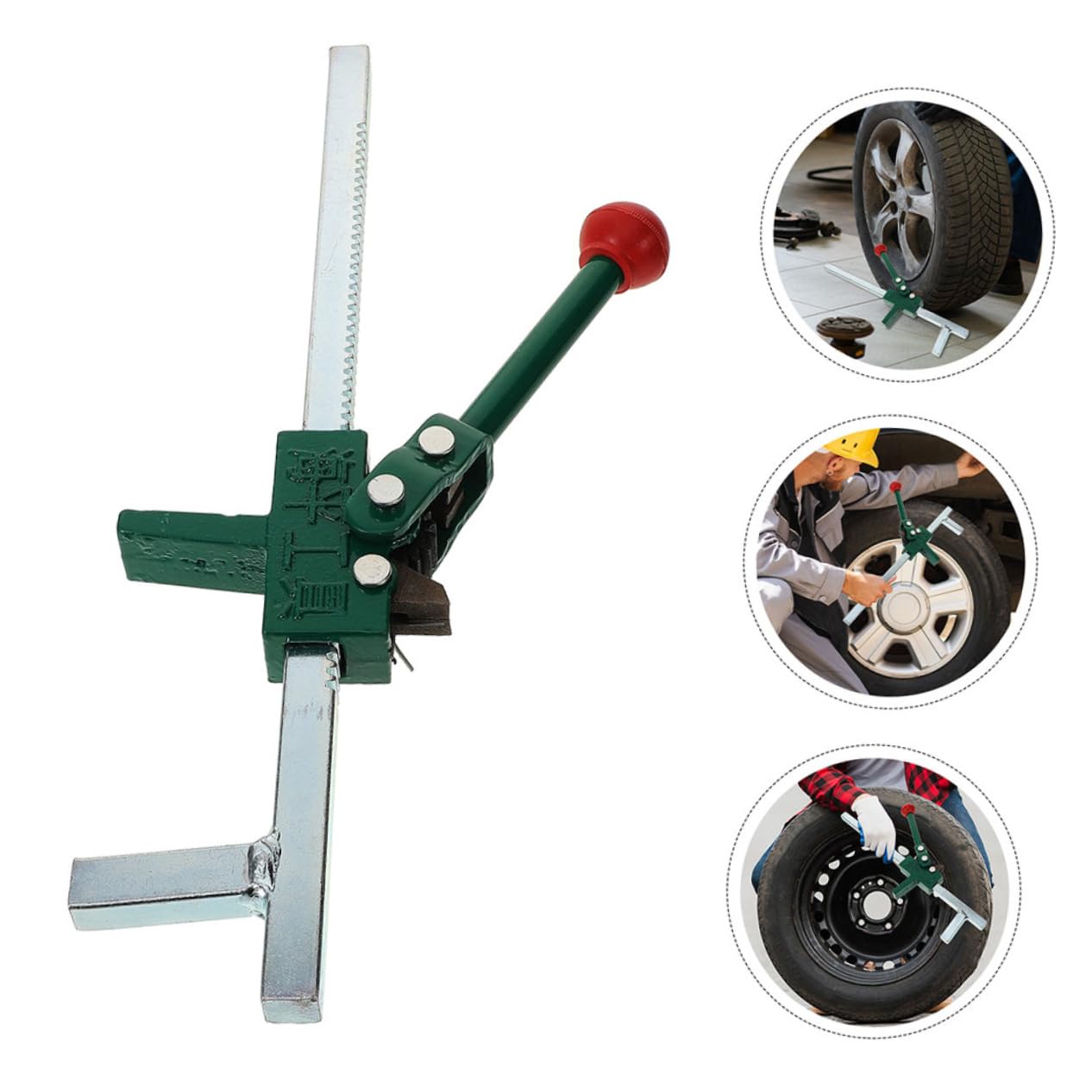Pneu Outil en Réparation pour Entretien Voiture Moto de Pneus et Coulé Manuel D'expansion Acier Portable Pratique