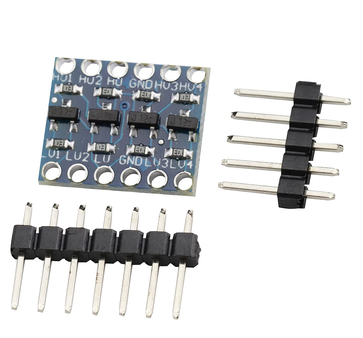 15 pezzi 4 canali Convertitore di livello logico IIC I2C Converter Convertitore di livello 4 canali 3.3v a 5v Cambio modulo bidirezionale per Arduino