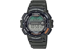 Casio Men's Fishing Timer Quartz Watch Resin Strap: Master Angler's Timekeeper