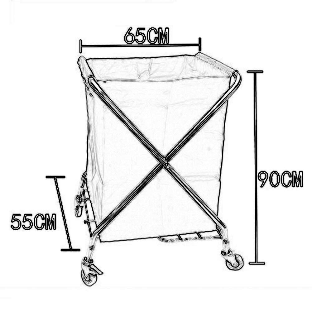 Carritos de Cocina, carros de Mano, carros Plegables para Guardar Ropa Blanca, carros de Recogida para vestíbulo de Hotel, carros de Lavande
