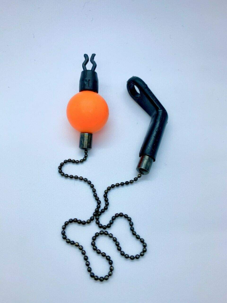 Olax Ball Chain Bite Indicator, Bobbin Swingers, Bobbin Hangers, Carp Fishing (Orange)