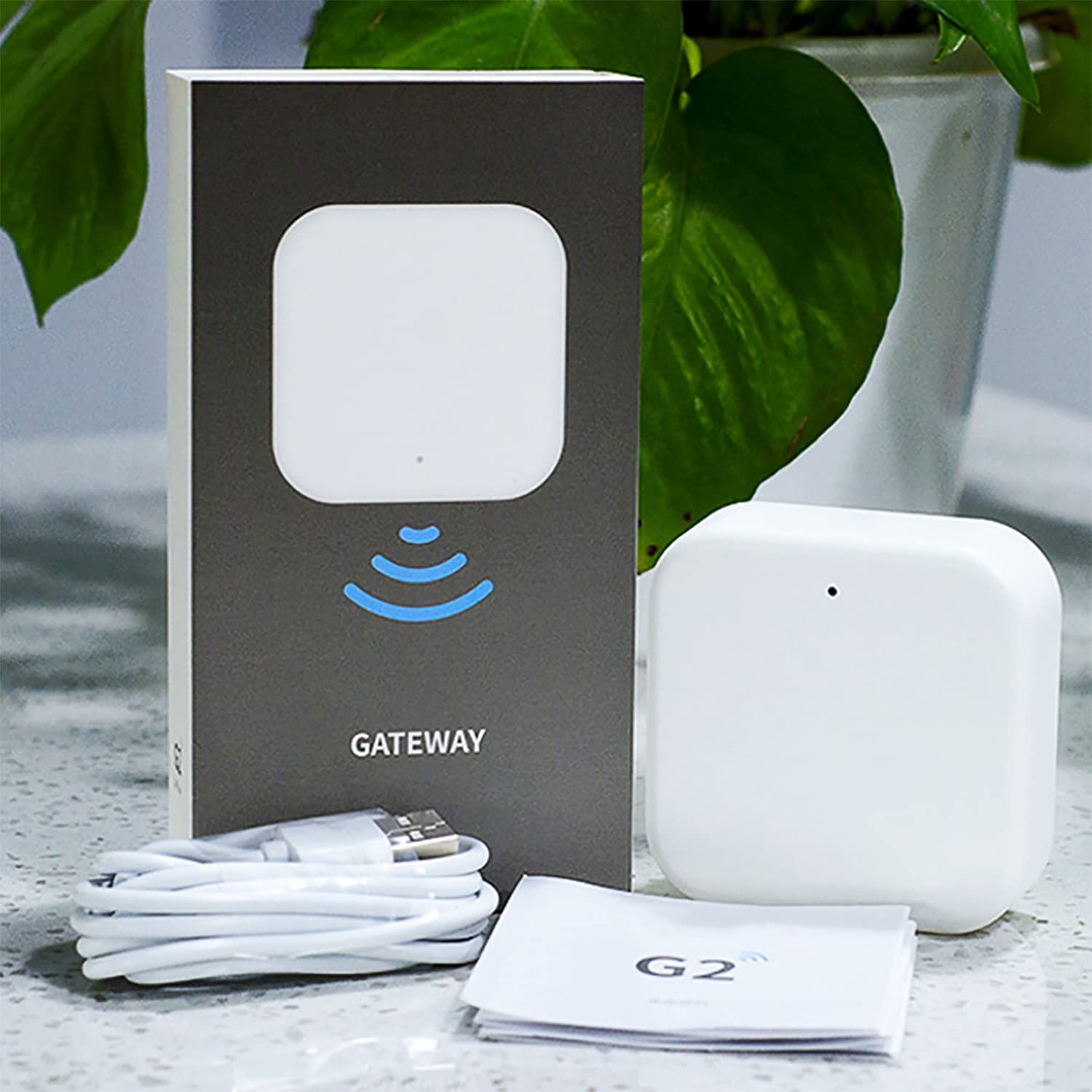Puerta de enlace Wi-Fi/puente Wi-Fi para la serie APP Lock, cerradura electrónica de puerta de entrada sin llave, cerradura Bluetooth, puerta de enlace Wi-Fi/puente Wi-Fi, puerta de enlace G2,