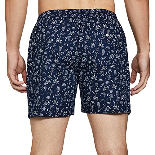 Image of Longies Men's Cotton Printed Regular Boxer Shorts