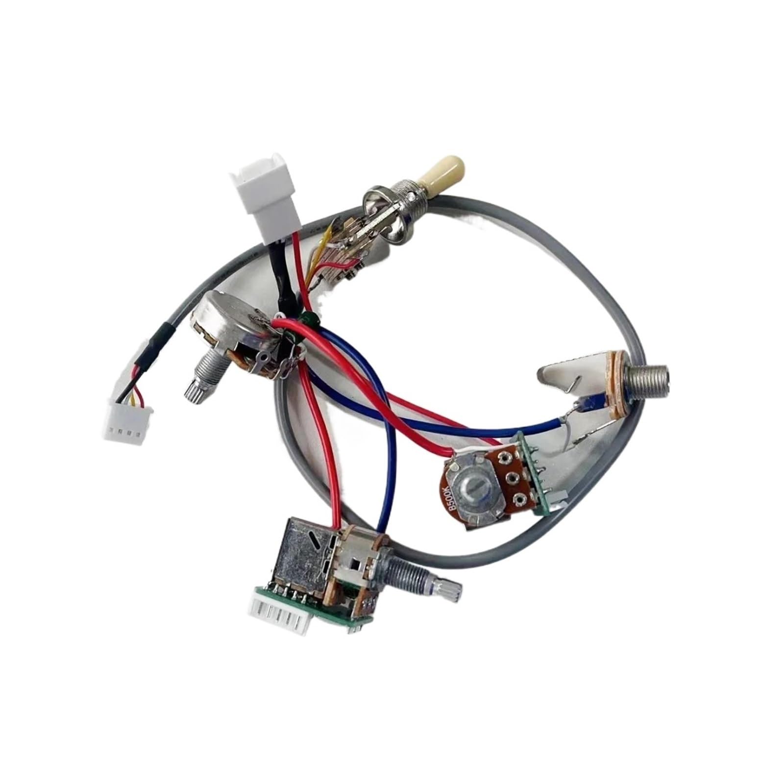 1 Juego De Potenciómetros De Interruptor Push Pull Para Pastilla De Guitarra Eléctrica ST