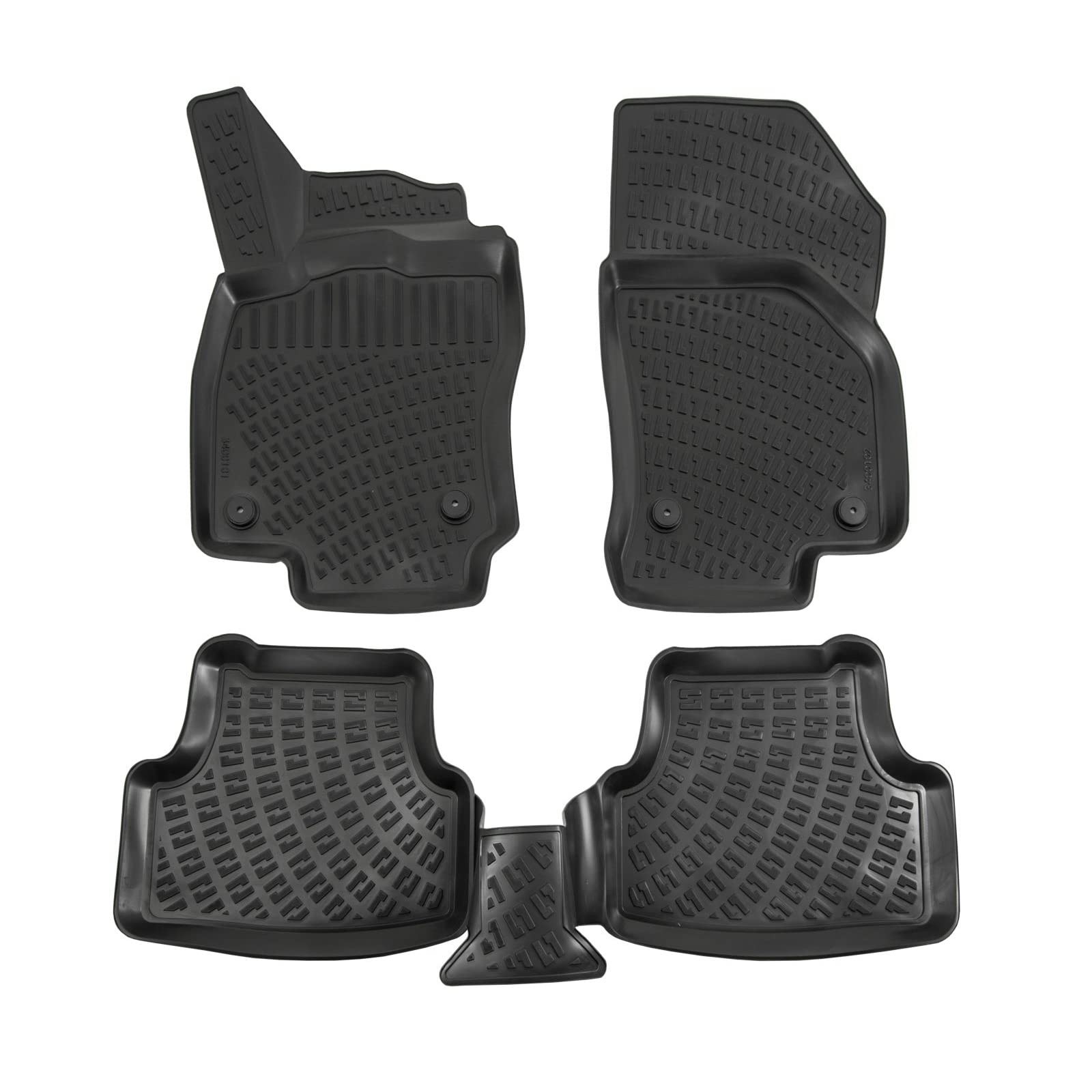 ELMASLINE 3D Gummimatten & Kofferraumwanne Set für Seat/Cupra Ateca (2017-2025) Vertiefter Standard Ladeboden | Zubehör Fußmatten Kofferraummatte Kofferraum ELMASLINE 3D Gummimatten & Kofferraumwanne Set für Seat/Cupra Ateca (2017-2025) Vertiefter Standard Ladeboden | Zubehör Fußmatten Kofferraummatte Kofferraum