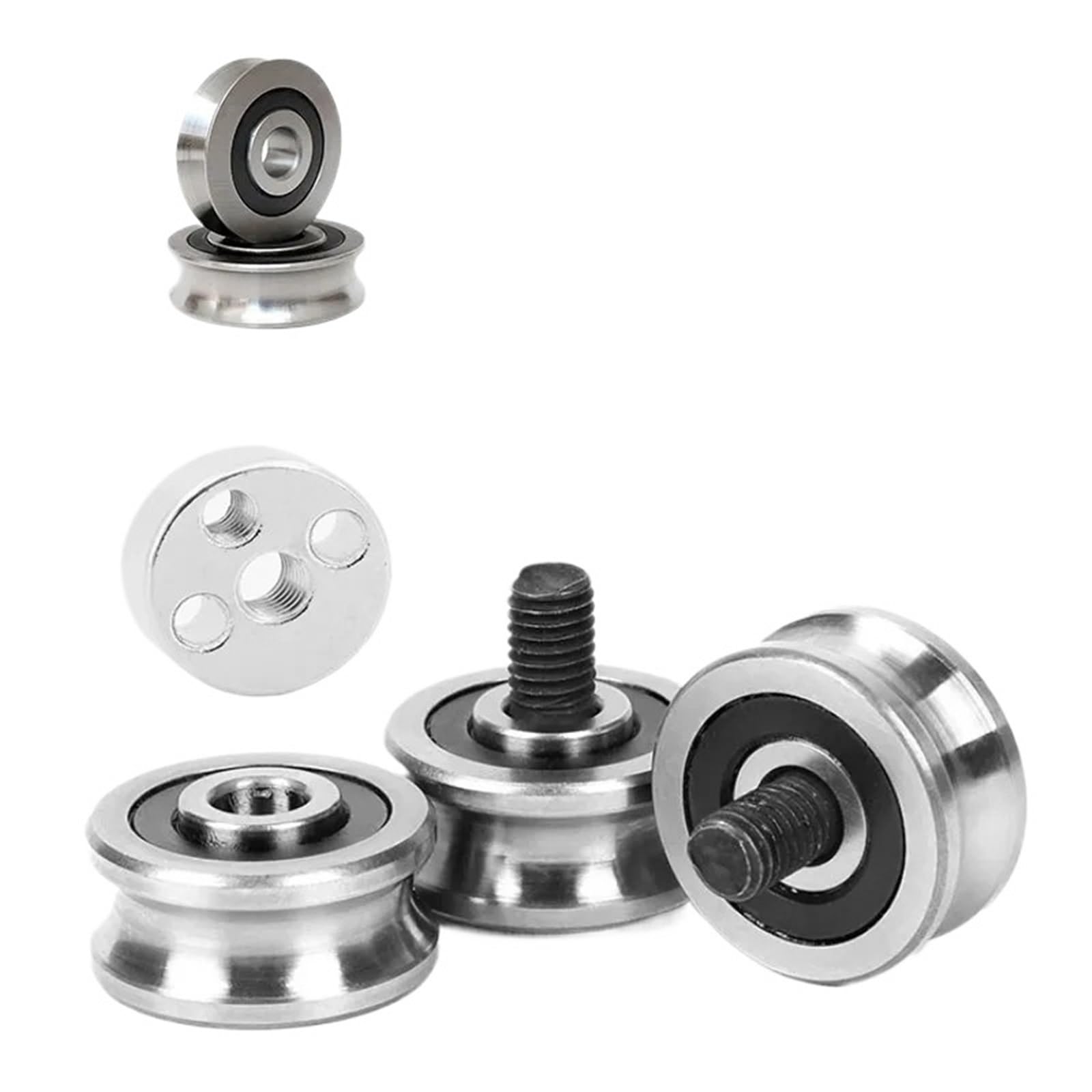 Poulie de guidage SG66 M6x23mm pour portes et volets roulants