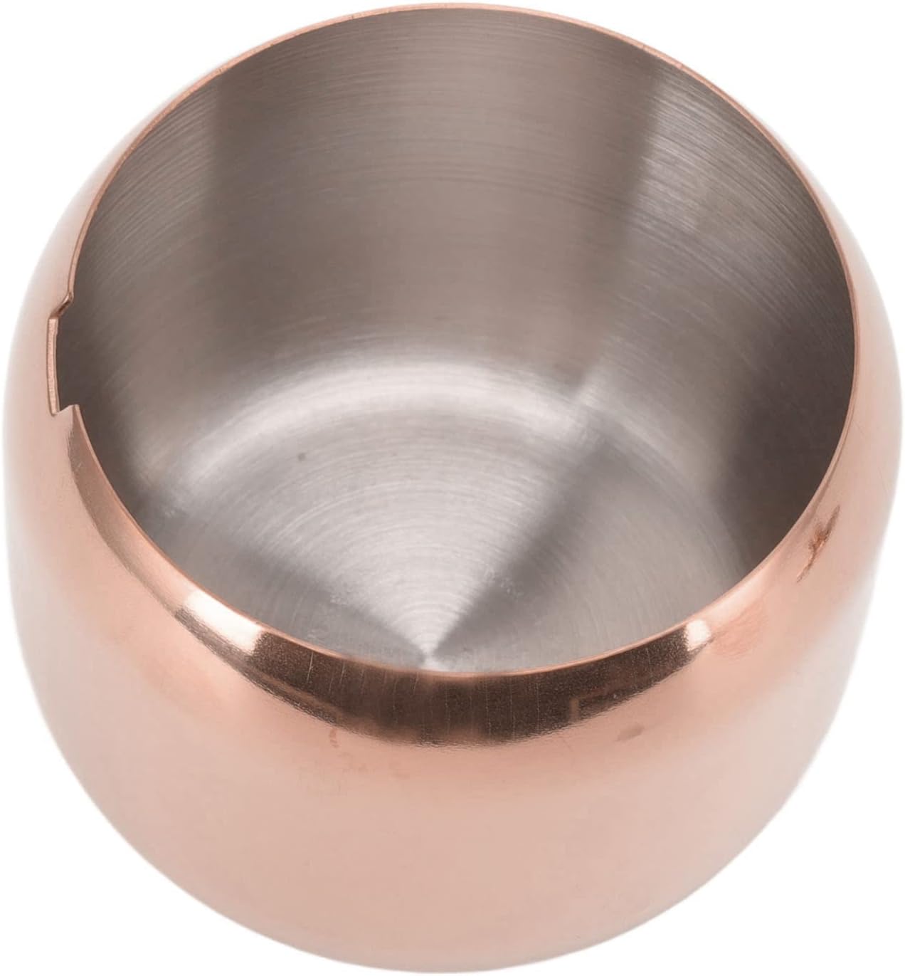 Hyuduo Stainless Steel Seasoning Pot, 3.3in Container with Lid (Rose Gold)