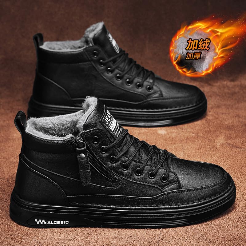 Fashionable Warm-Keeping Comfortable Men's Slip-on Shoes with Anti-Slip and wear-Resistant Properties3