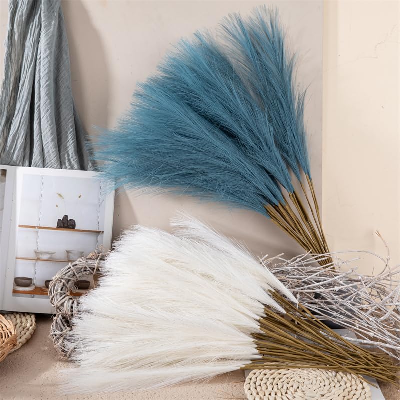 Hierba Pampas Grande 55CM 10PCS Decorativa Artificial miniatura 2
