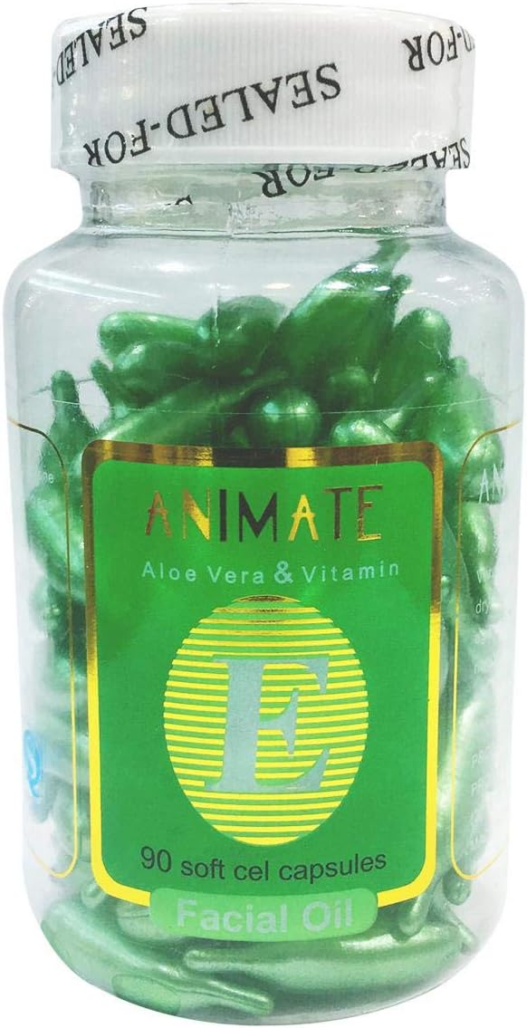 Animate Facial Capsules with Aloe Vera & Vitamin E, Jasmine Scented