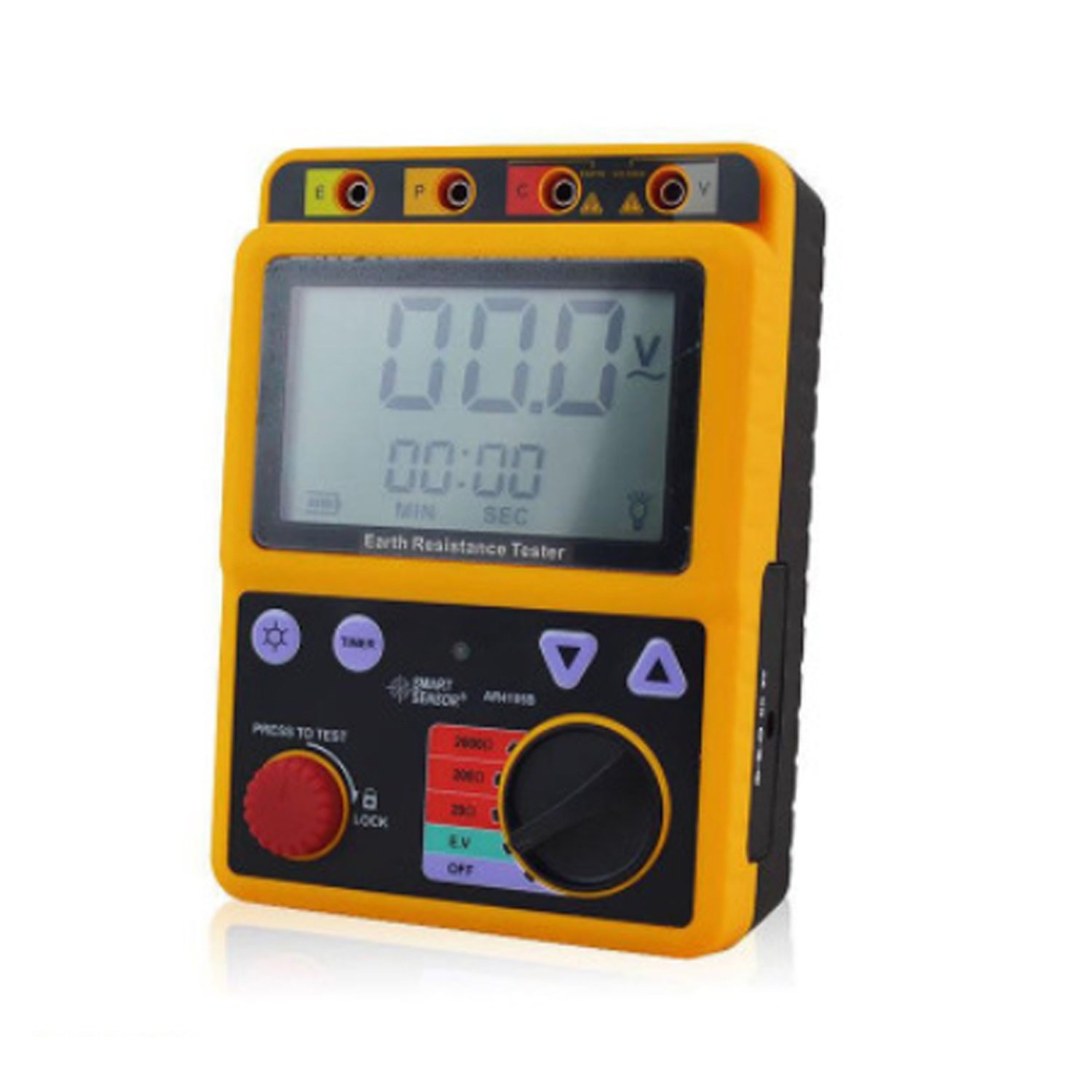 Campo di misura del tester resistenza terra digitale terrestre 0-2000 Ohm 2/3 linee AR4105B Per uso di laboratorio