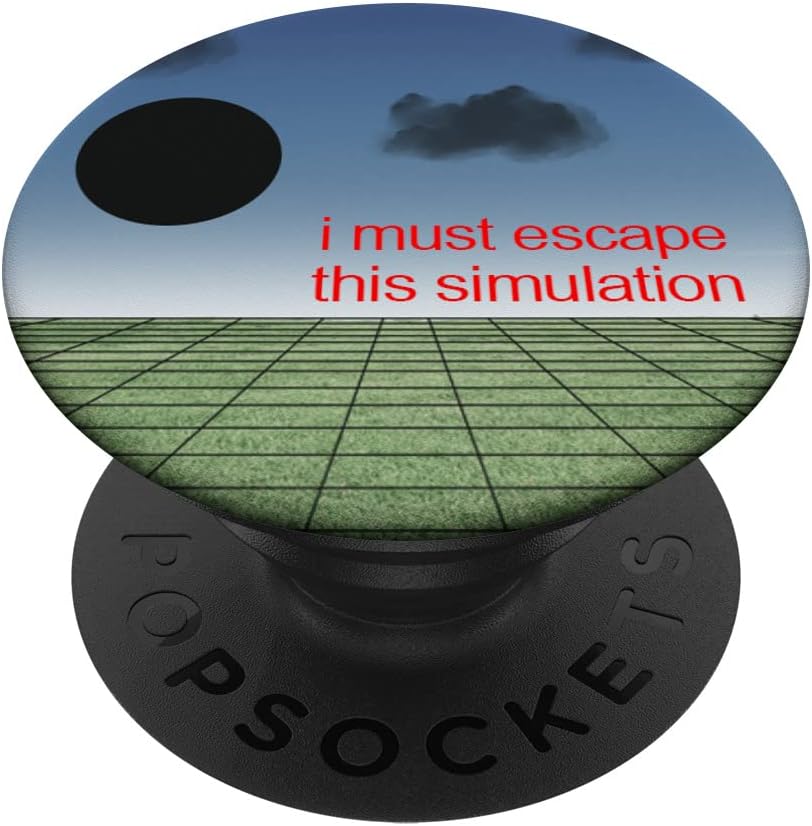 Weirdcore Aesthetic Simulation Gamer Nostalgiacore Oddcore PopSockets Standard PopGrip