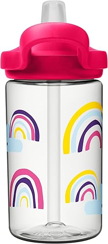 Miniatura 98 de CamelBak Eddy+ Kids Bite Valve Straw Tritan Renew Water Bottle Animales de la selva,Bandidos de aviones,Chef Dino,Mariposas de bloque