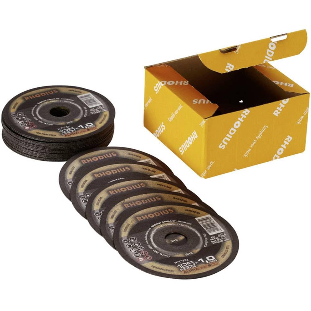 Rhodius XT70 PACK 211081 Disco da taglio 125 mm 22.23 mm 50 pz