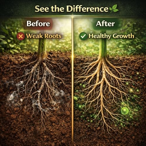 Image of Indian Gardens - Trichoderma plant fertilizer | Trichoderma Compost Enhancer | Root Booster Fertilizer | Eco-Friendly Growth Stimulator (200 Grams)
