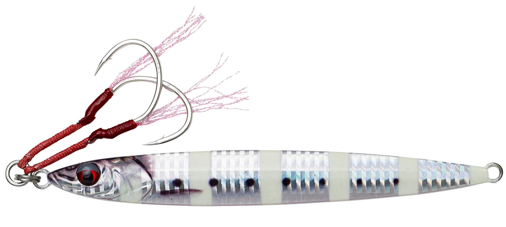 SG 3D SLIM JIG MINNOW 80G 14 ZEBRA GLOW