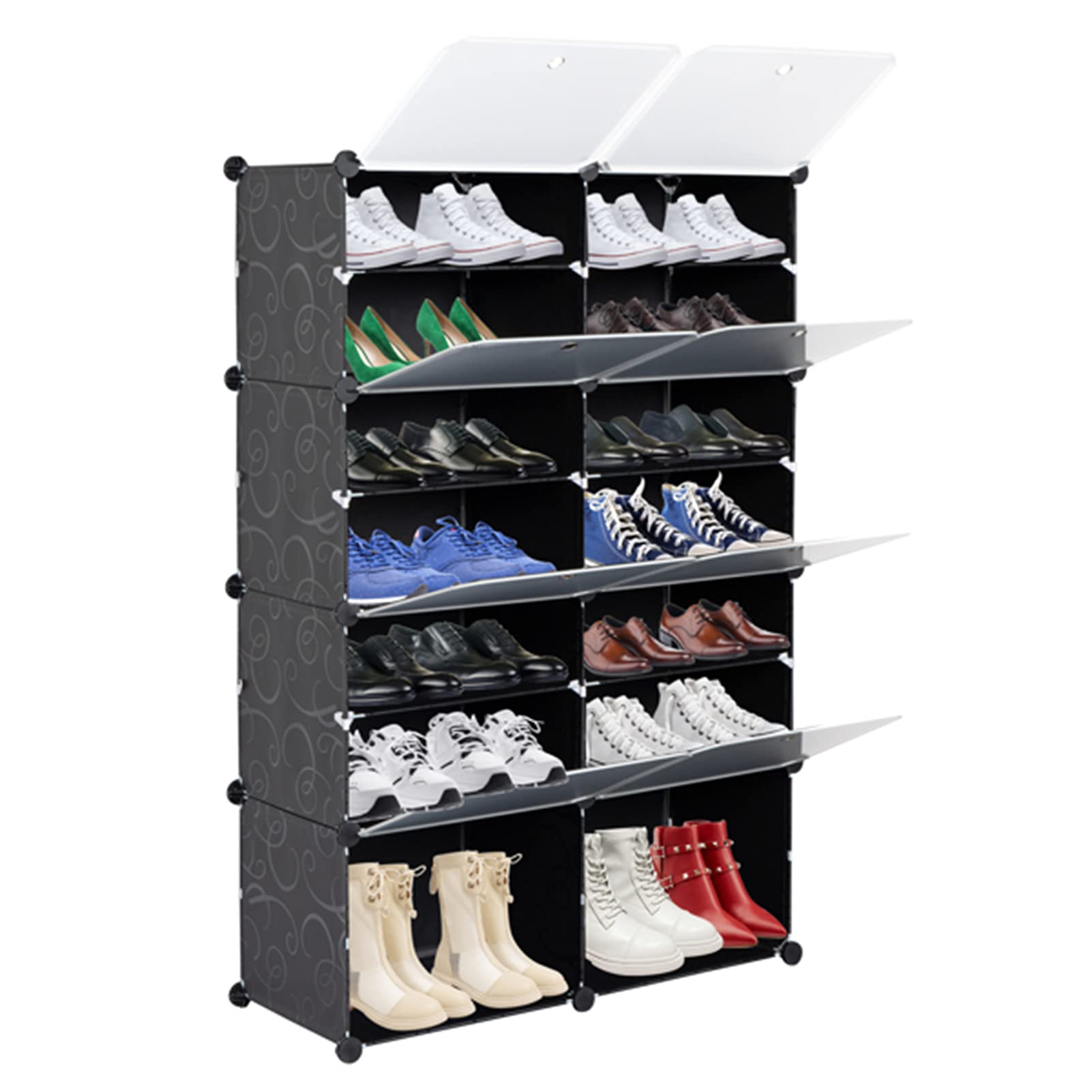 Buy Siamrose 7Tier Portable Shoe Rack Organizer 28 Pair Tower Shelf