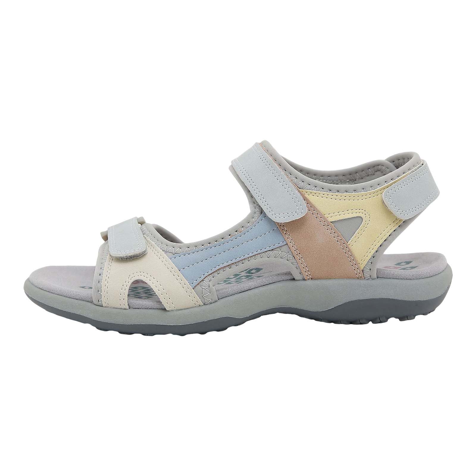 Scarpe Aperte Donna Sportive Estive - Ciabatte Pianta Larga con | Bassi Aperti Sul Retro Sandalo Suola Antiscivolo Ortopediche Sandali Leggeri Comodi Scarpe Casual Da Esterno