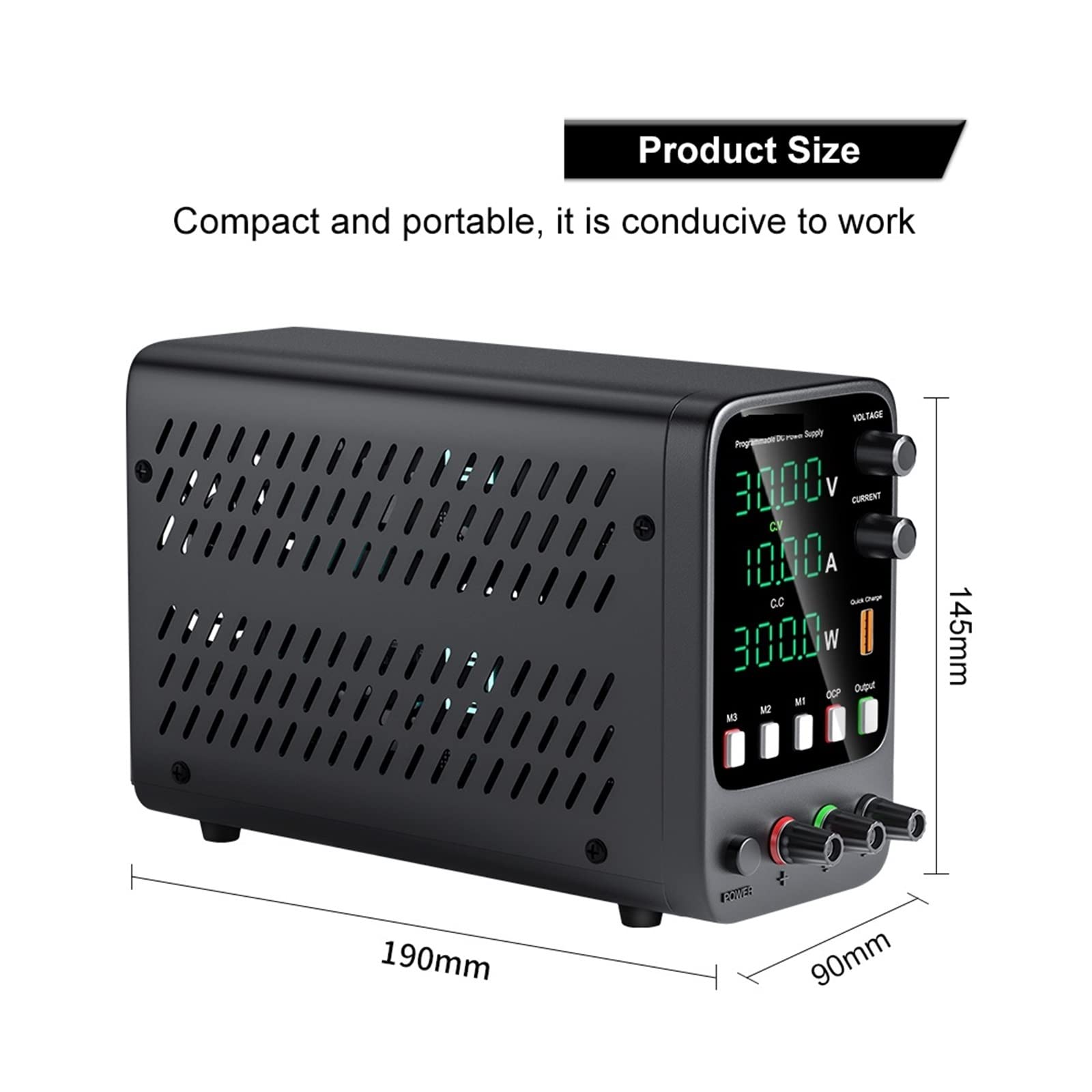 Alimentatore CC Regolabile 30V 10A Funzione di Memoria programmabile da Laboratorio Interruttore regolatore di Tensione fonte di Alimentazione Interruttore 60V 5A(30V 5A)