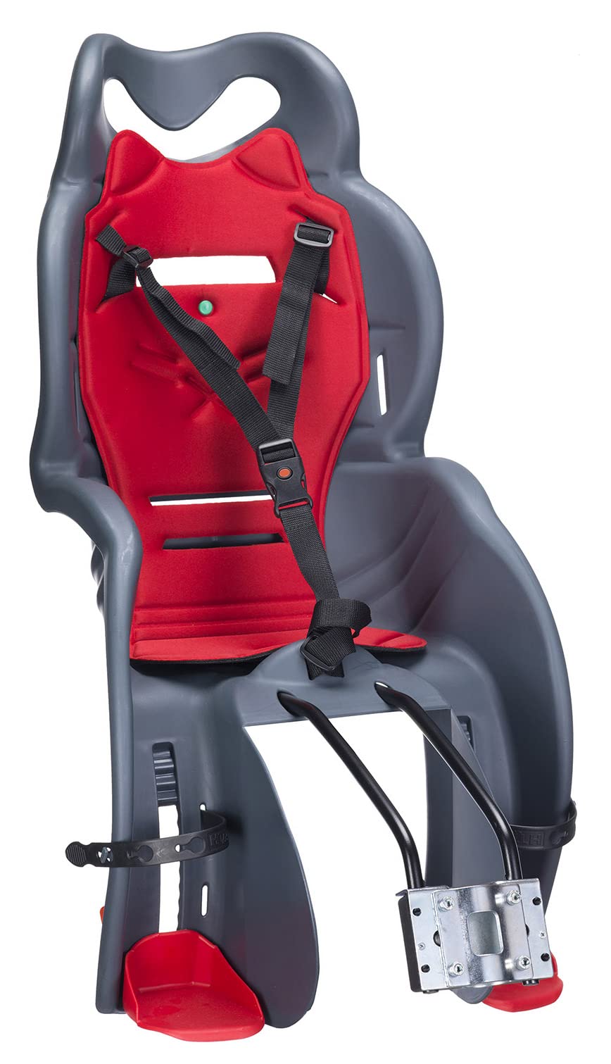 htp Seggiolino Bici Posteriore per Bambini Sanbas T Grigio Scuro