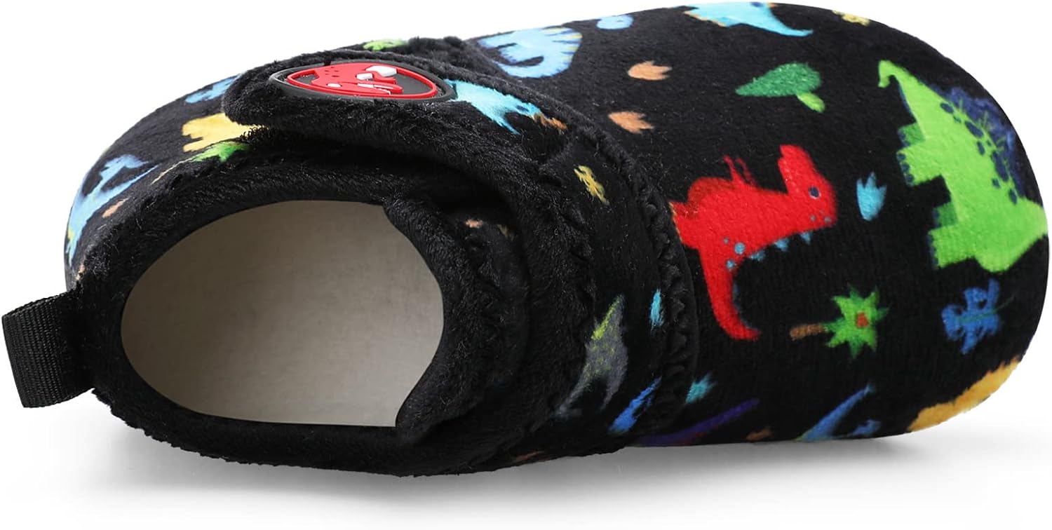 Scurtain Unisex Kids Toddler Slippers Socks Artificial Woolen Slippers with Non-slip Rubber Sole - Image 5