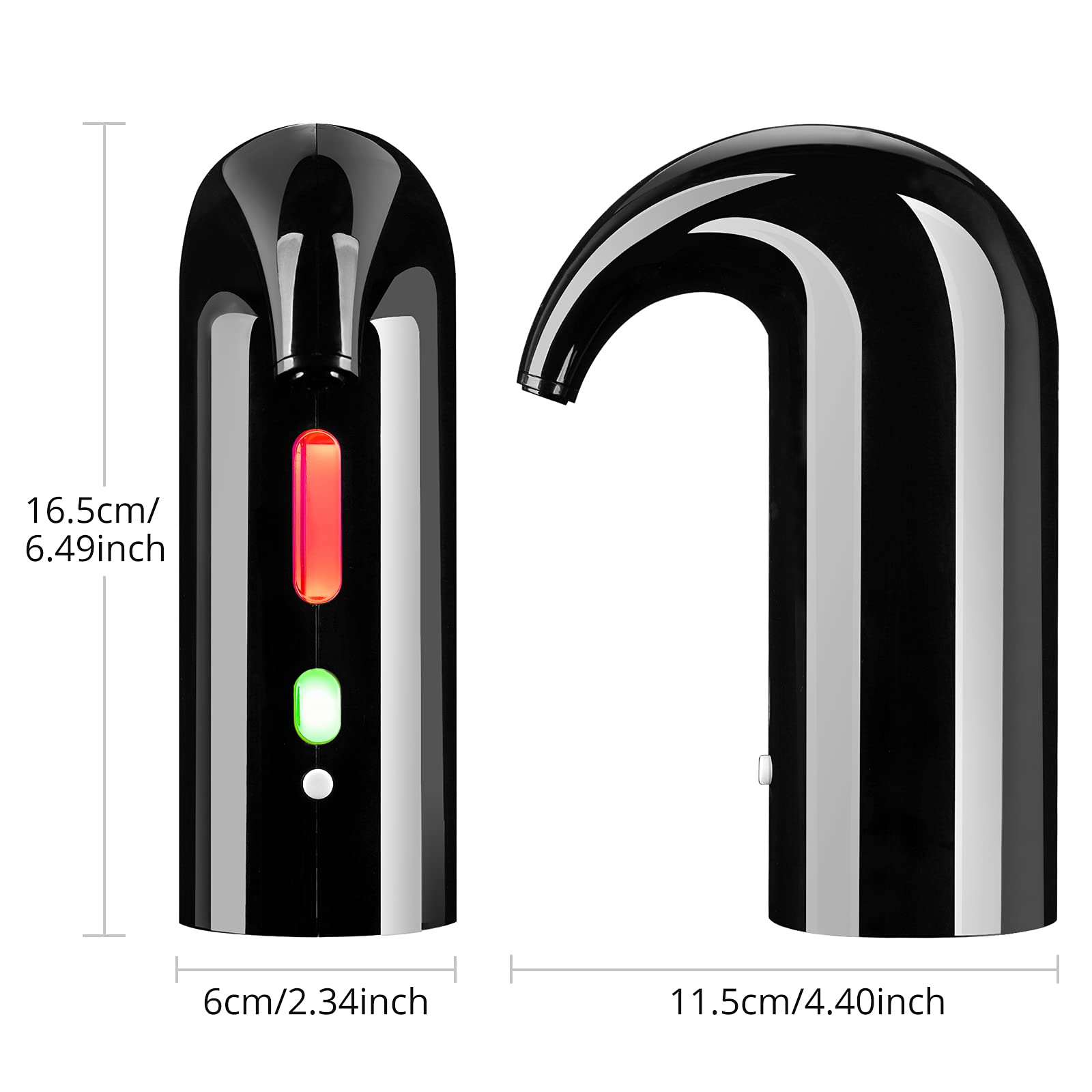 Verseur d'Aérateur de Vin Électrique, TANiCE Distributeur de Vin Rouge Électrique Rechargeable par USB One Touch Aérateur et Verseur Electrique de Vin Décanteur Automatique Intelligent