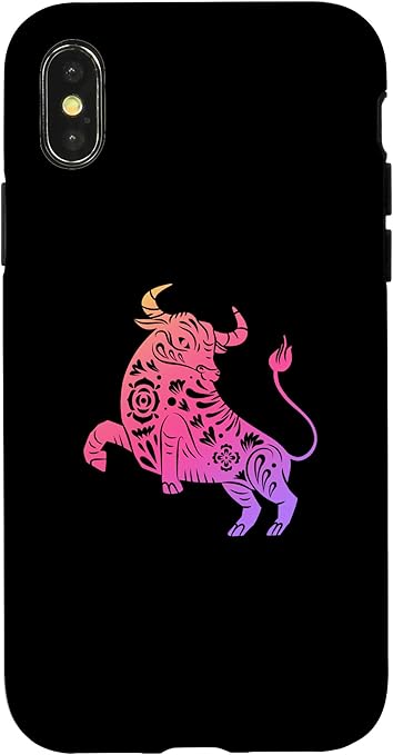 iPhone X/XS Taurus Zodiac Sign Cool Bull Horoscope Astrology Case