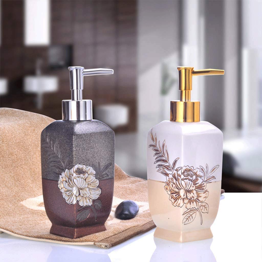 Dispenser di sapone Dispenser di sapone liquido Pompa di sapone Dispenser di sapone Dispenser di sapone Dispenser di sapone in ceramica per cucina Bagno Bagno