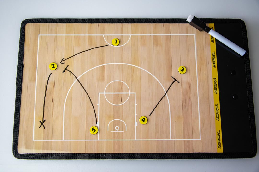 Tablette Tactique magnétique Basket-Ball - 35cm x 20cm - Tableau Tactique Basket
