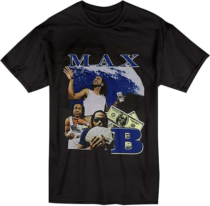 KOPA Max B Charles Wingate Max Biggaveli Black Men S234XL TShirt E091