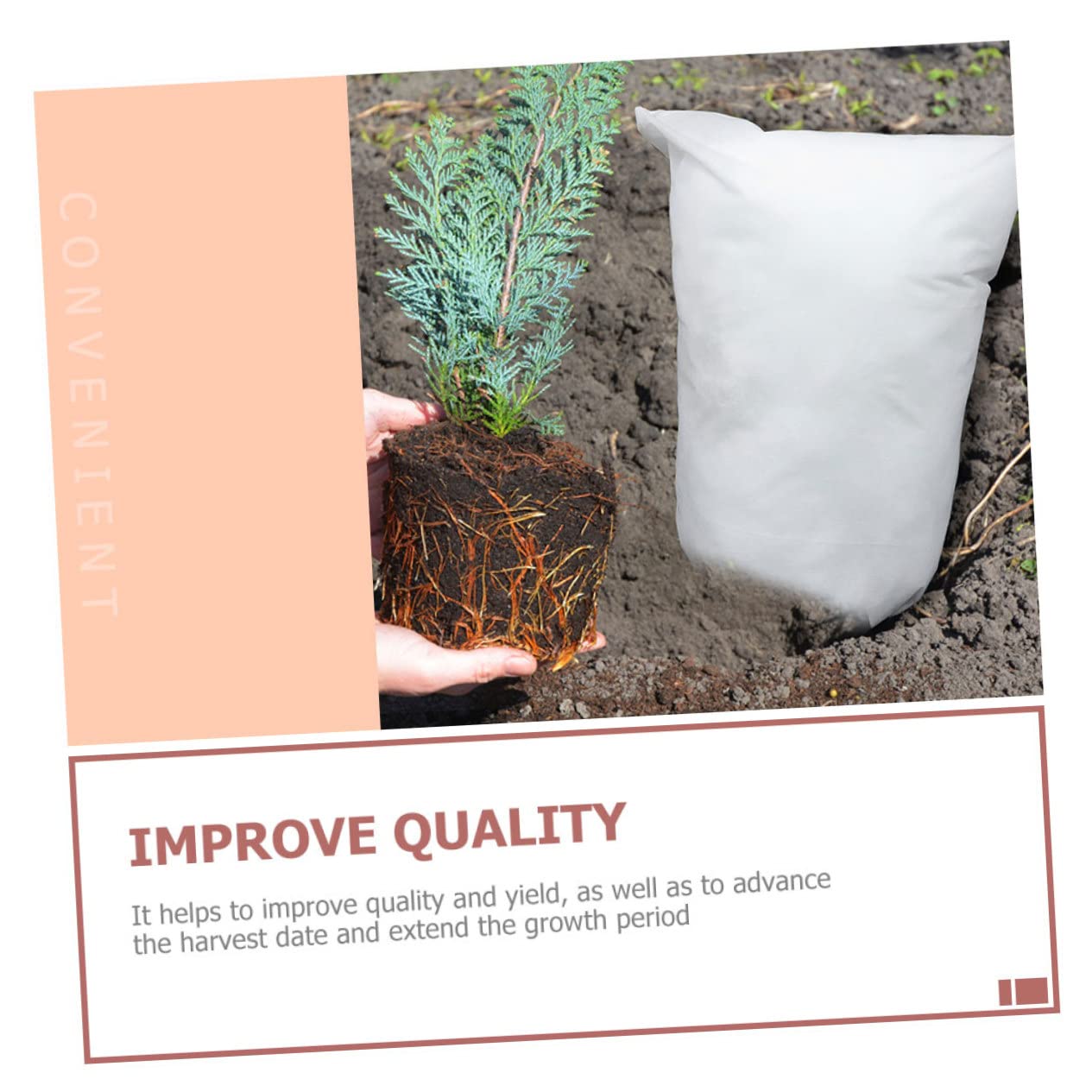 3pezzi Copripiante Antigelo con Design Coulisse Protezione per Piante e Verdure Copertura per Inverno e Intemperie