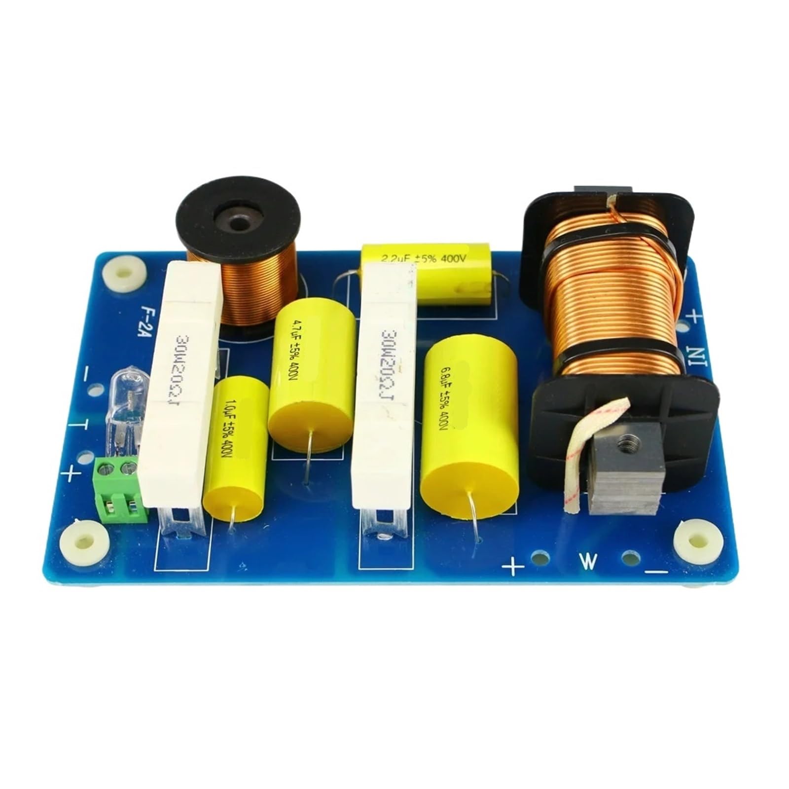 その他 LOUDSPEAKERS DIVIDING CROSSOVERNETWORKS Amazon.com: DEBLAN 500W Tweeter Woofer Speaker Crossover 2200Hz 2